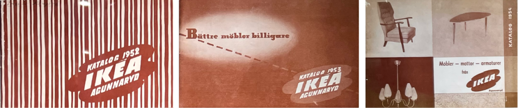 IKEA catalogi 1952 t/m 1954